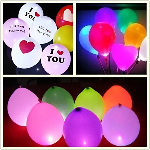 Многоцветная круглая Светодиодная Вспышка шар лампа шар светильник 100 шт./лот для бумажный фонарь воздушный шар светильник вечерние свадебные