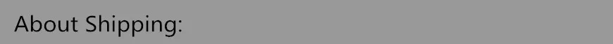 About Shipping 2