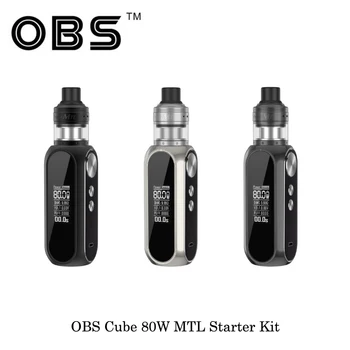 

electronic cigarette OBS Cube MTL 80W Starter Kit 3000mAh Built-in Battery 23600 24MM Engine MTL RTA 2ml capacity Vape Vaporizer