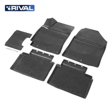 Для Hyundai Elantra AD- Коврики в салон 5 шт./компл. полиуретан Rival 12301001