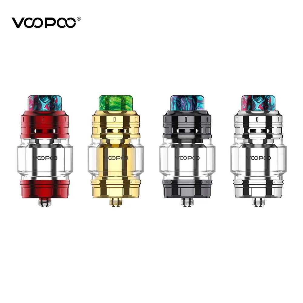 

Original VOOPOO Rimfire RTA 30MM RTA Atomizer 5ml Single Dual Coils Resin 810 Drip Tip Vape Tank fit 510 Box Mod vaporizer E Cig