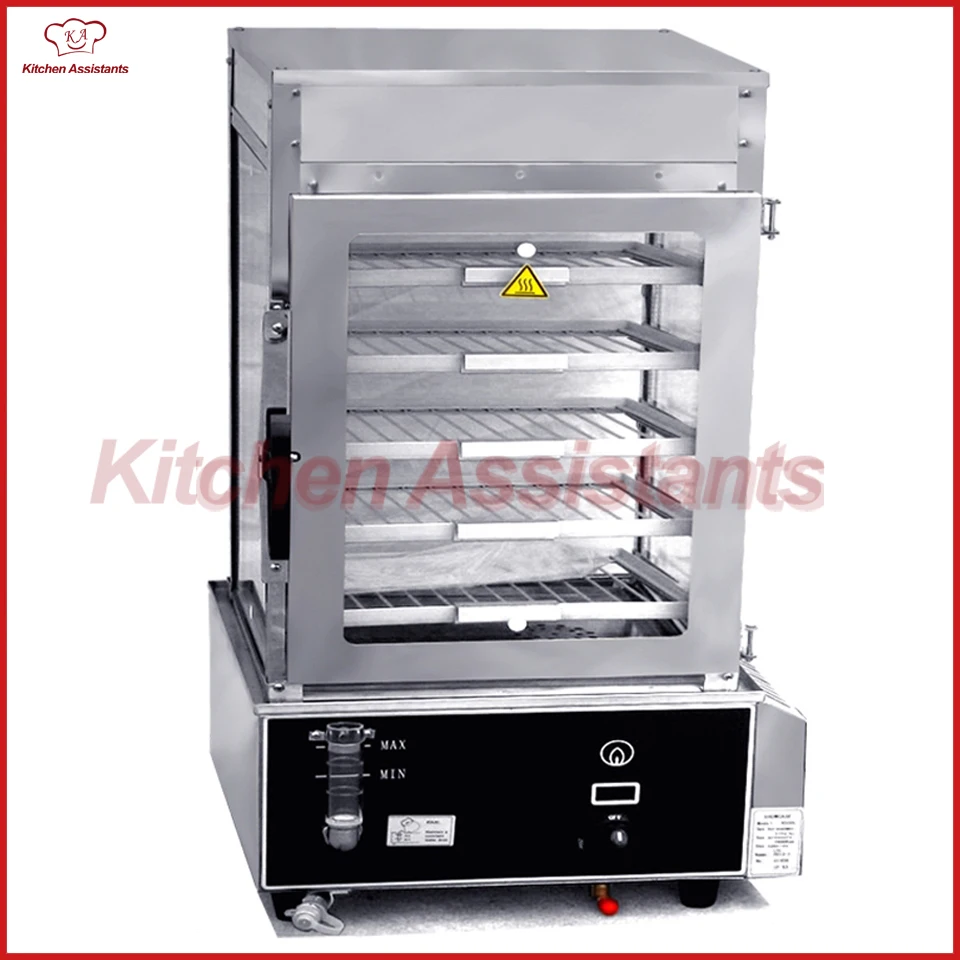 R600L gas bread bun food steamer display showcase with surrounded toughened glass R600L gas bread bun food steamer display showcase with surrounded toughened glass