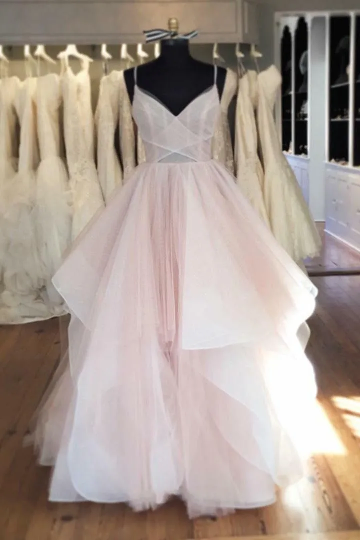 ruched-v-neckline-spaghetti-straps-wedding-dress-ball-gown-with-ruffled-tulle-skirt-3-3_conew1