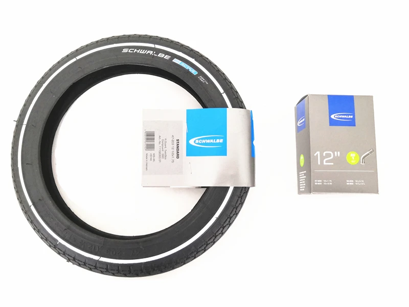 Сверхлегкие шины Schwalbe для шин Pushbike 12 дюймовые 203 балансировочные
