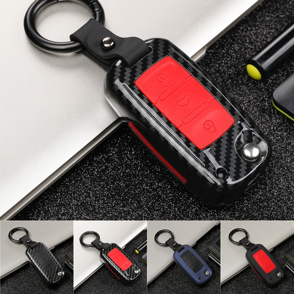 

Zinc alloy Silicone Car Accessories Key Bag Case Key Cover Key For Volkswagen polo passat b5 golf 4 5 6 mk6 tiguan Gol CrossFox