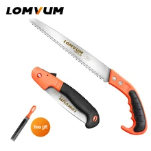 Lomvum 7/8 дюймов портативный Обрезной ручной пилы складной многофункциональный обрезка сада инструмент украшения Бабочка нож SK5 ножовка