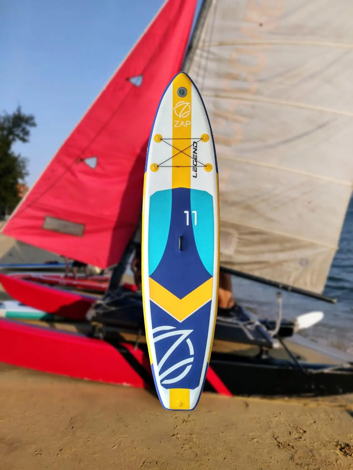 ZAP Legend 11 iSUP надувная подставка весло доска Sup-доска для серфинга(335x82x15 см