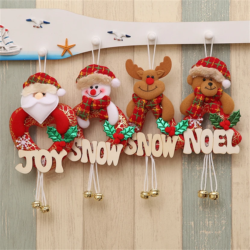 

Newly Christmas Wall Stuffed Plush Pendant Kids Adults Plush Toys For Home Baby Boys Girls Room Decorations Christmas Gifts
