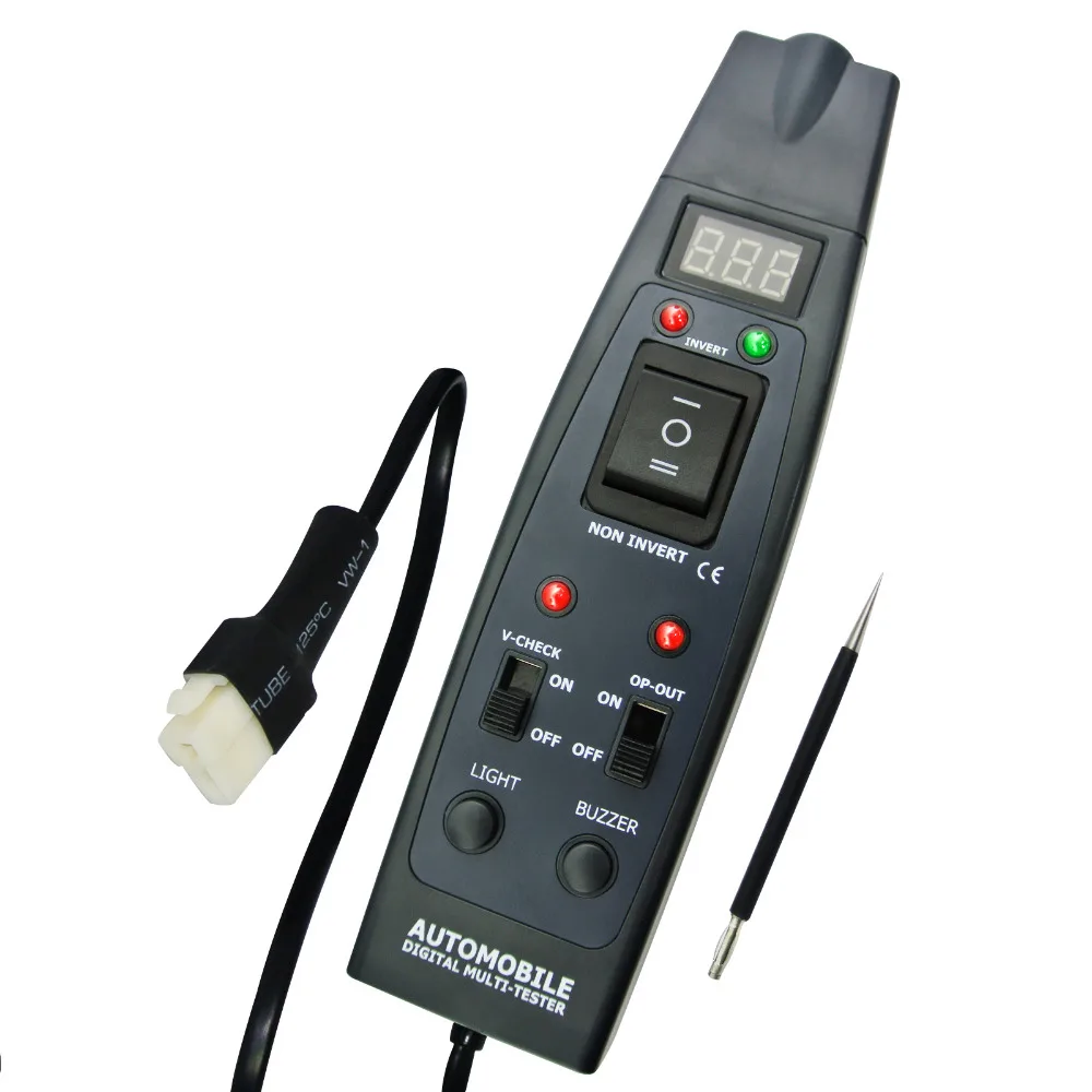 

Multifunction Digital Automotive Multitester Car Motor Battery 9~35V Voltage Tester Electric Motors Tool Relays Checker Analyzer