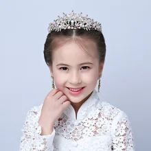 Faixa de cabelo coroa nupcial tiara de cristal do partido do cabelo