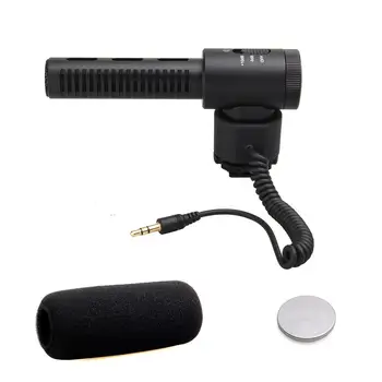 

COMICA CVM-V20 Full Metal Directional Video Microphone Interview Microphone with Shock-Mount for DSLR Camera,Camcorder