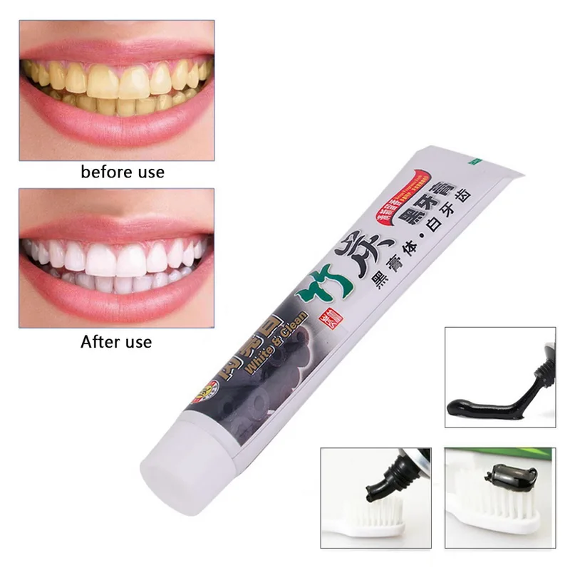 

Hot Selling Whitening Bamboo Charcoal Toothpaste Tooth Health Beauty Tool Dental Oral CareEasy Safe Teeth Beauty