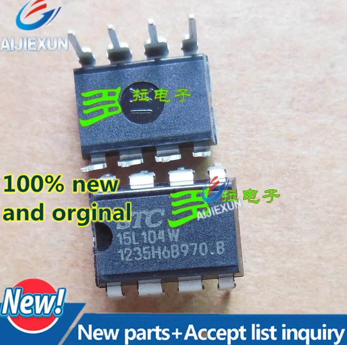 10 шт. 100% новый и оригинальный STC15L104W 35I DIP8 в наличии|Производство электроэнергии| |