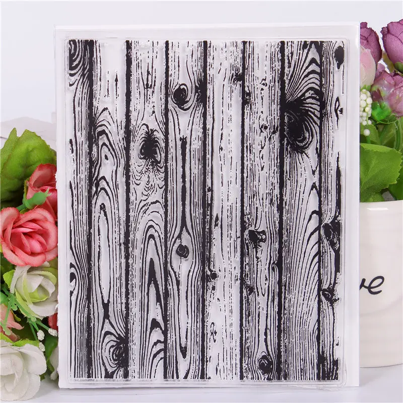 

DLKSDIY Wood floor Transparent Clear Stamp DIY Silicone Seals Scrapbooking / Card Making/Photo Album Decoration