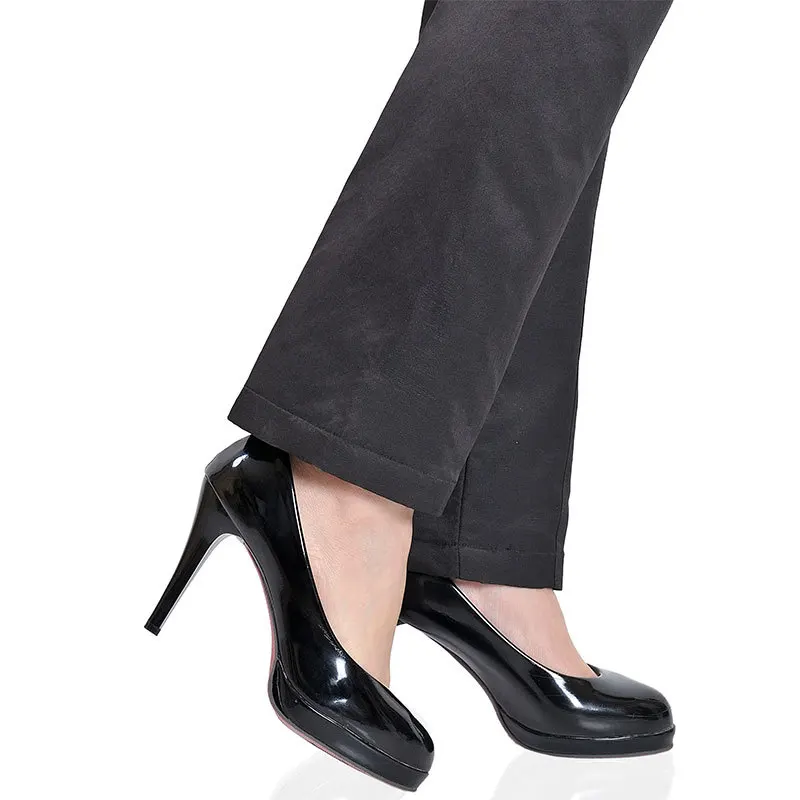 Женские брюки-карандаш с двойной лицевой подкладкой, с высокой талией, облегающие теплые зимние брюки, женские брюки с высокой талией, 90% белый утиный пух, PT-354