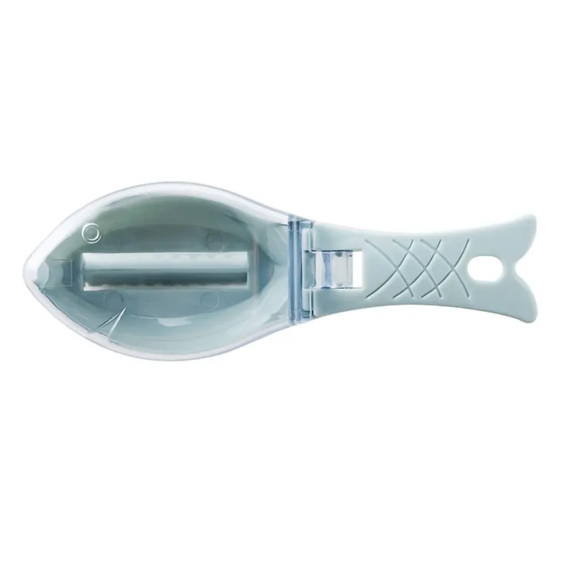 Щетка Скайлер для рыбной ловли щетка для очистки кожи терки быстрого удаления нож для очистки рыбы Овощечистка, рыбочистка инструмент для рыбной ловли - Цвет: Blue
