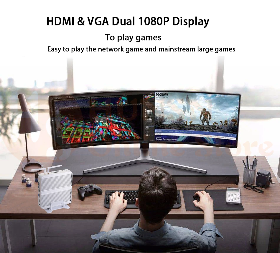 Fanless Mini PC I3 5005U I5 4200U I3 6006U I5 7200U HUNSN BM01 (12)