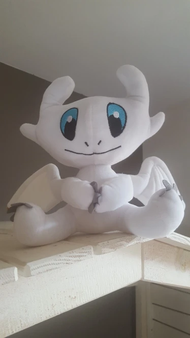 How to Train Your Dragon White Dragon Plush Toy