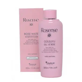 

Rose Water 100% ROSENSE Natural DERMATOLOGICAL TESTED 300 ml / 10 FL OZ