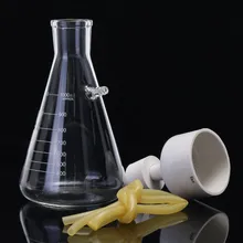 Kicute 1000ml Vacuum Suction Filtration Device Buchner Funnel Borosilicate Glass Funnel Flask Chemistry Laboratory Supplies