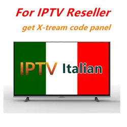 Smarters IPTV итальянские IP TV реселлера Панель может открыть 1/3/6/12 месяцев Италия IPTV подписка X-tream код