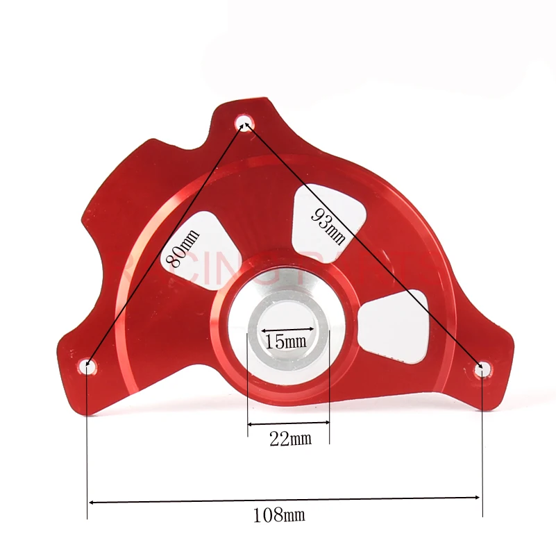 

RACING PARTS 15mm hub CRF X-Brake Front Brake Disc Rotor Guard Cover Protector Protection For CR CRF CR125 CR250 CRF250L