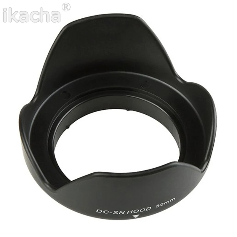 New Professional Universal 52MM Screw-in Tulip Flower Camera Lens Hood