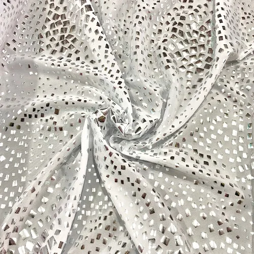White silver crocodile