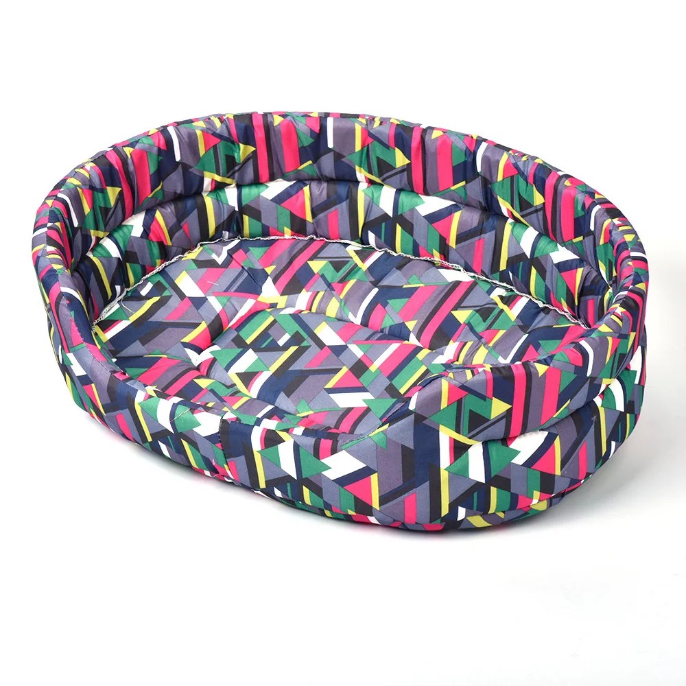 

Novelty Bone Prints Pet Beds for the large Dogs Mats Warm Leopard Pattern Kennels For Small Medium Cats Puppy Houses