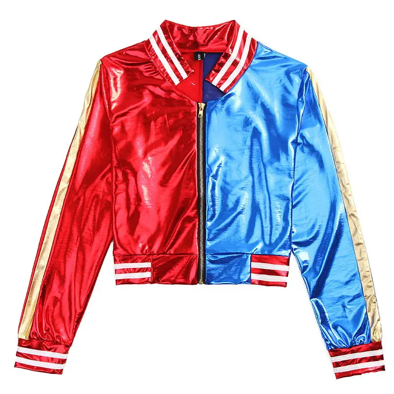 

New Harley Quinn Cosplay Costumes Women Coats Femme Jacket Chamarras Clothing