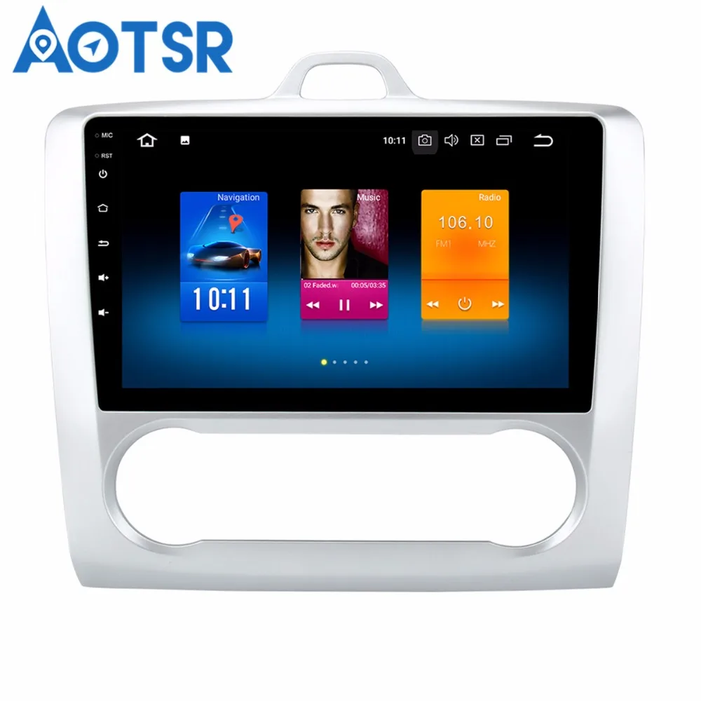 Чистая Android 2006 4 + 32 ГБ 2 din 8-ядерный автомобильный DVD-плеер для Ford focus 3 2011- аудио GPS
