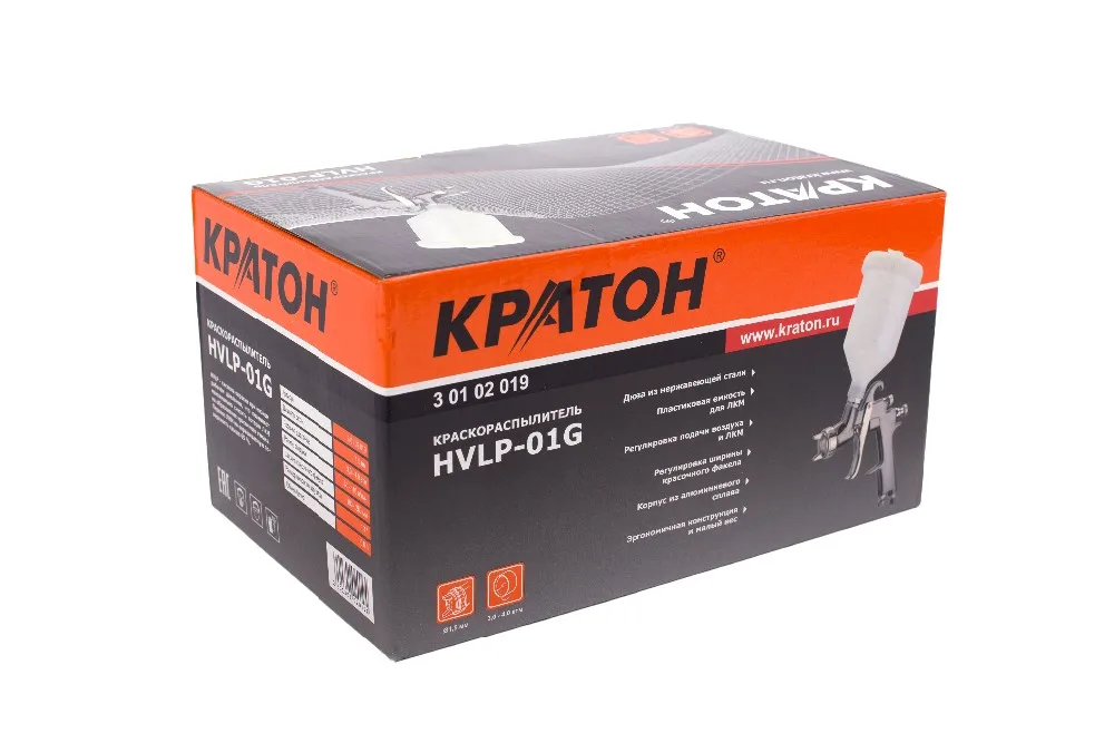 Краскораспылитель КРАТОН HVLP-01G