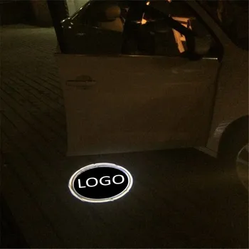 

JingXiangFeng 2 pcs Case For ssang yong For volvo Car Door Welcome Light Car LED Laser Logo Ghost Shadow Light Warning lights