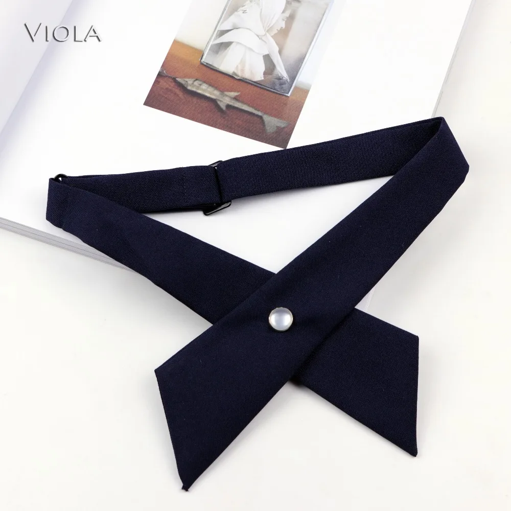 

Chic Graceful Jewelry Fastener Bowtie Adjustable Detachable Collars Shirt Accessory Female Women Gift Butterfly Party Workplace