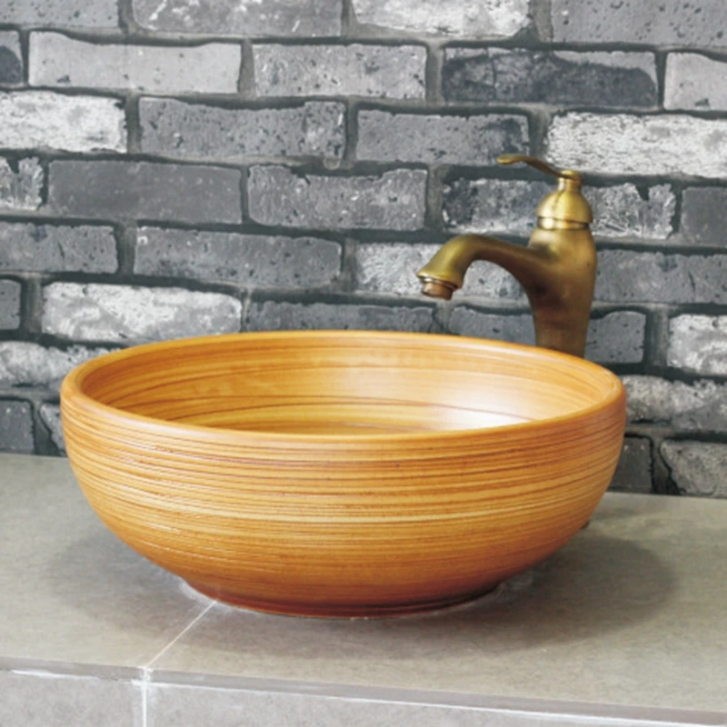 

Modern Ceramic Washing Basin Hand made Color glazed Porcelain sinks for Bathroom and Lavatory