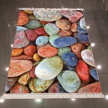 Еще Синий Оранжевый Желтый цветной инструмент для ухода за мтоциклом 3d принт Противоскользящий задний моющийся декоративный килим Площадь Ковер