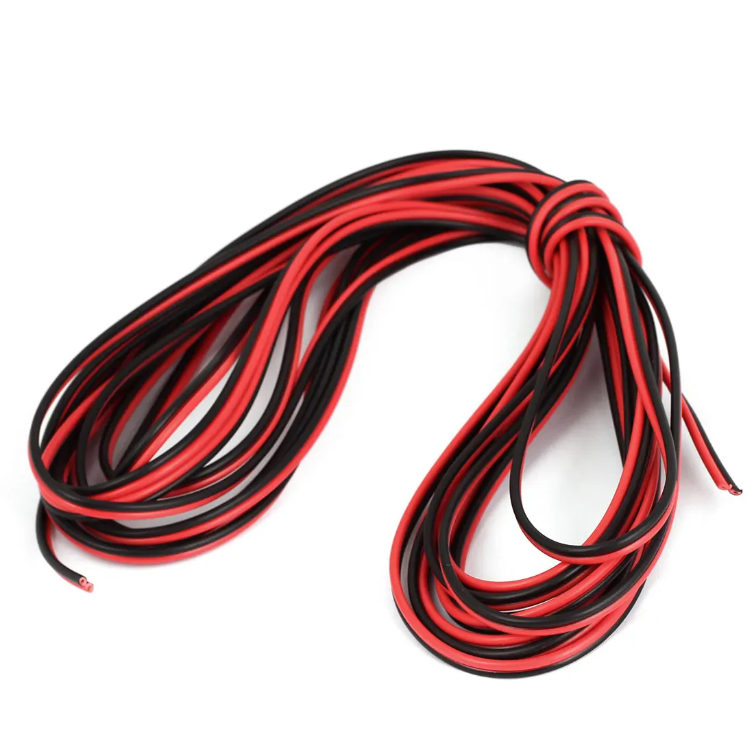 

UXCELL 7.5M 24.6Ft Long Black Red Extension Electrical Power Cable Wire Cord Test Probe Lead