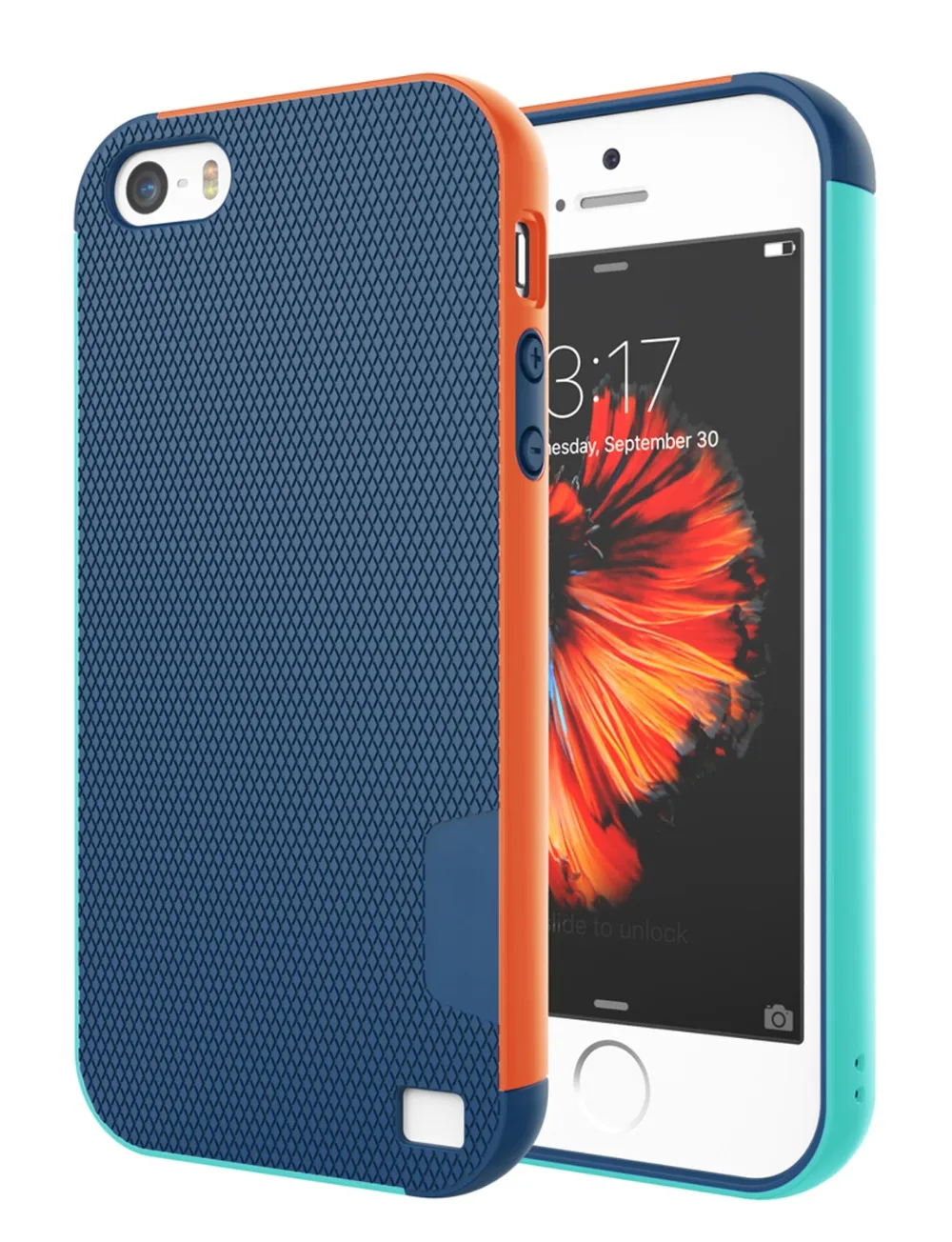 

SuaGet Case For iPhone SE 5 iPhone 5S Shockproof Rugged Rubber Hybrid Impact Defender Case Cover For Apple iPhone 5S SE Shell