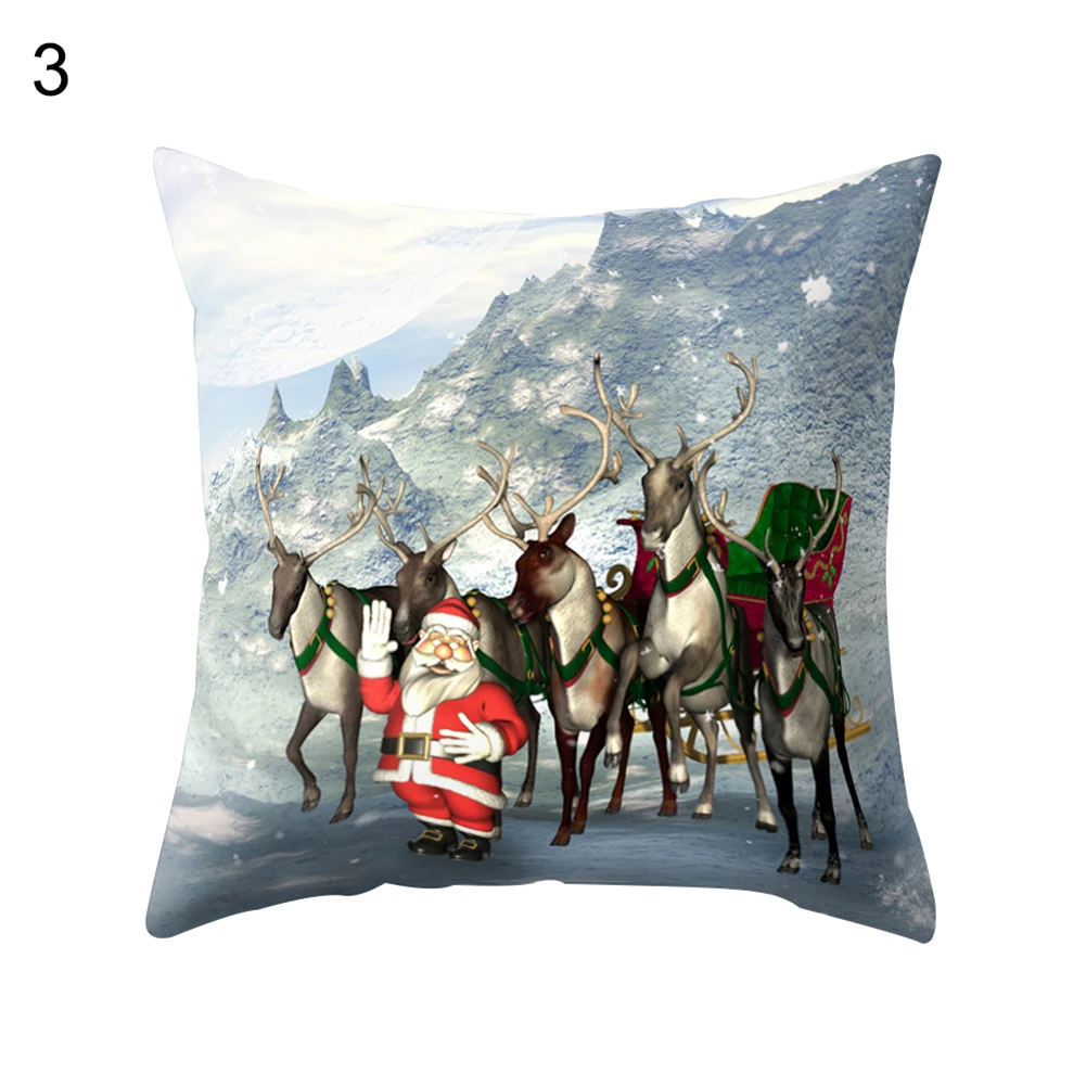Рождество Лось Снеговик Пледы Наволочки дома Талия крышка|pillow case|throw pillow casespillow case