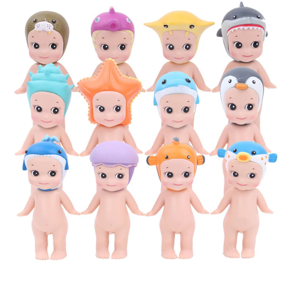 Оригинальная кукла Sonny Angel Kewpie маленькие игрушки кавайная модель ангельские моря