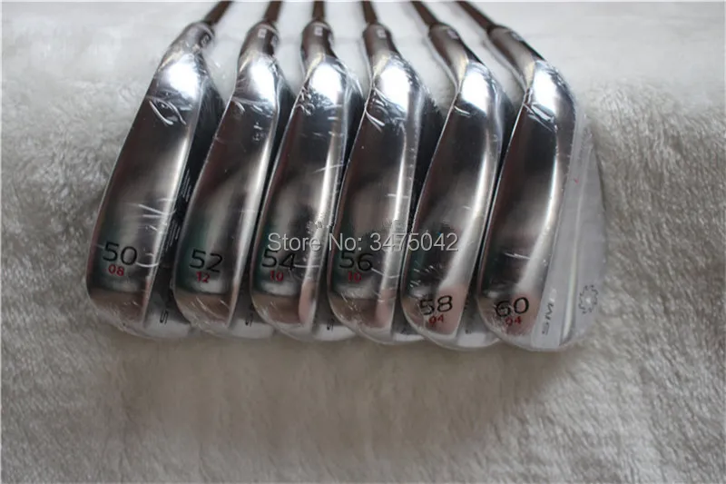 Touredge Golf Clubs de Golf wedges Vokey noir SM6 série coins Degré 50/52/54/56/58/60 Livraison Gratuite