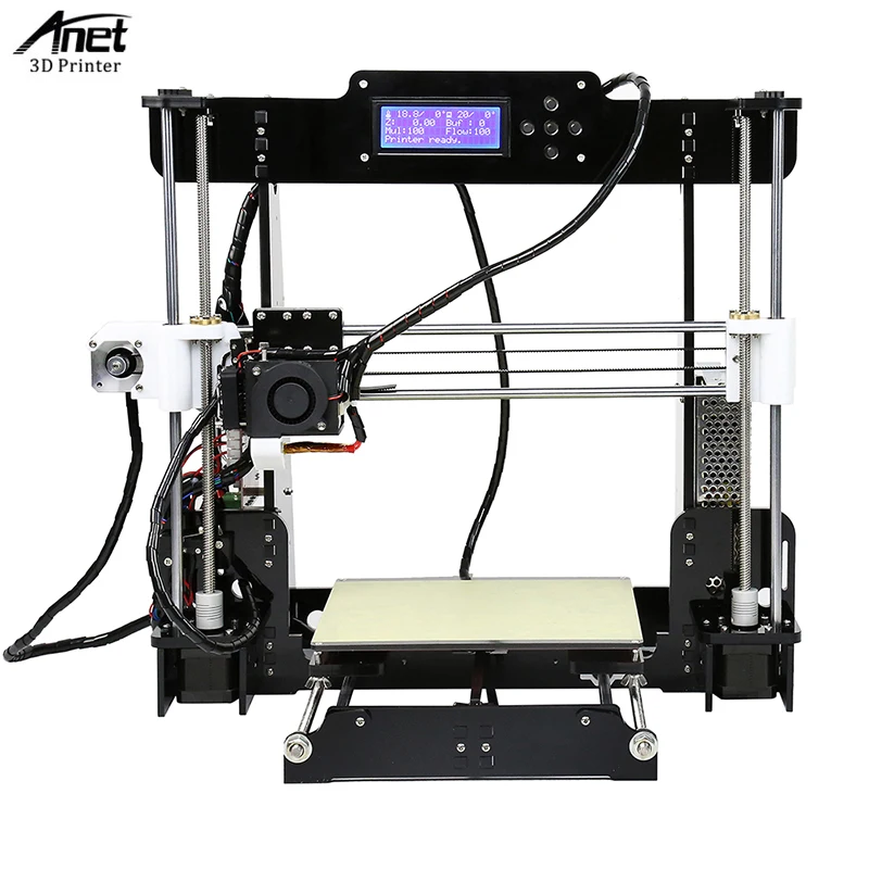 Набор для 3D принтера Anet A8 diy высокоточный настольный принтер i3 самосборка FDM 3d с