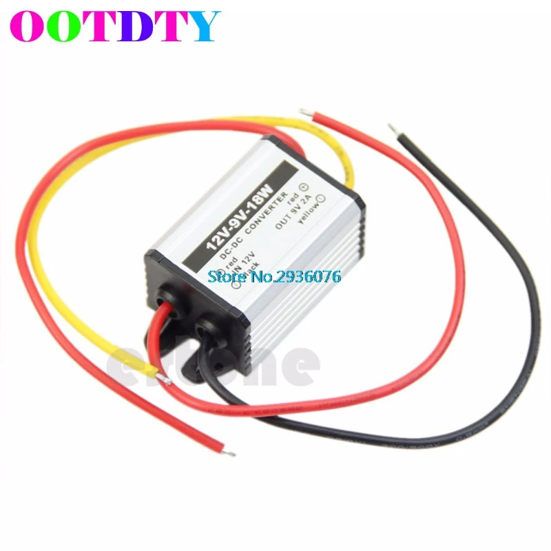 

Waterproof DC to DC buck Converter 12V to 9V 18W Power Supply Module APR18_25