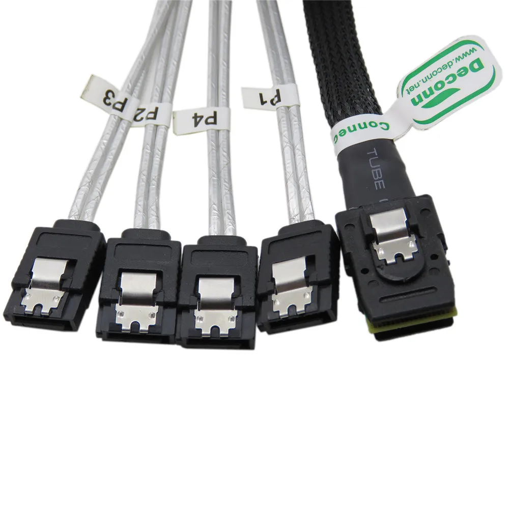 Buy SAS sata cable SFF 8087 Mini SAS 4i 36P to 4SATA