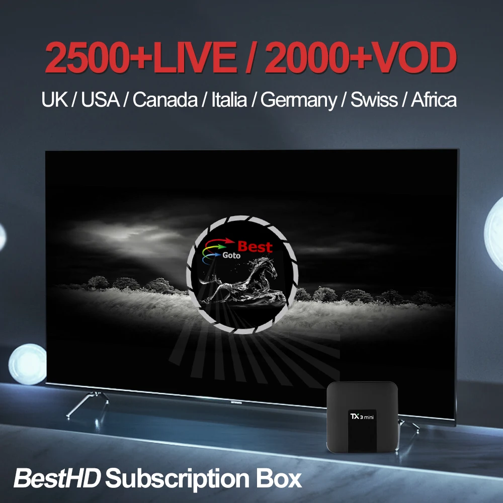 Лучший HD подписка Muti устройство доступно США/Грецию/Германия Live channels VOD для Android Box