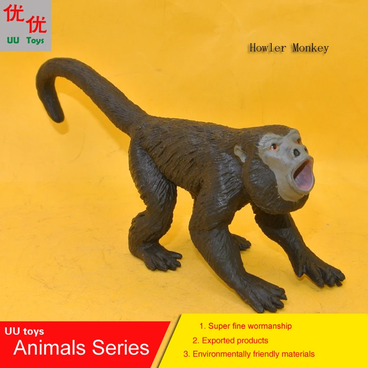 Hot Toys Howler Monkey Simulation Model Animals Kids Toys Children