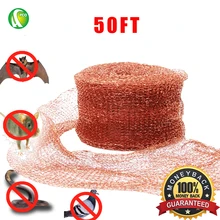 PCO Copper Mesh For Mouse Rat Rodent Control ,100%Copper,15 Meters (50ft)