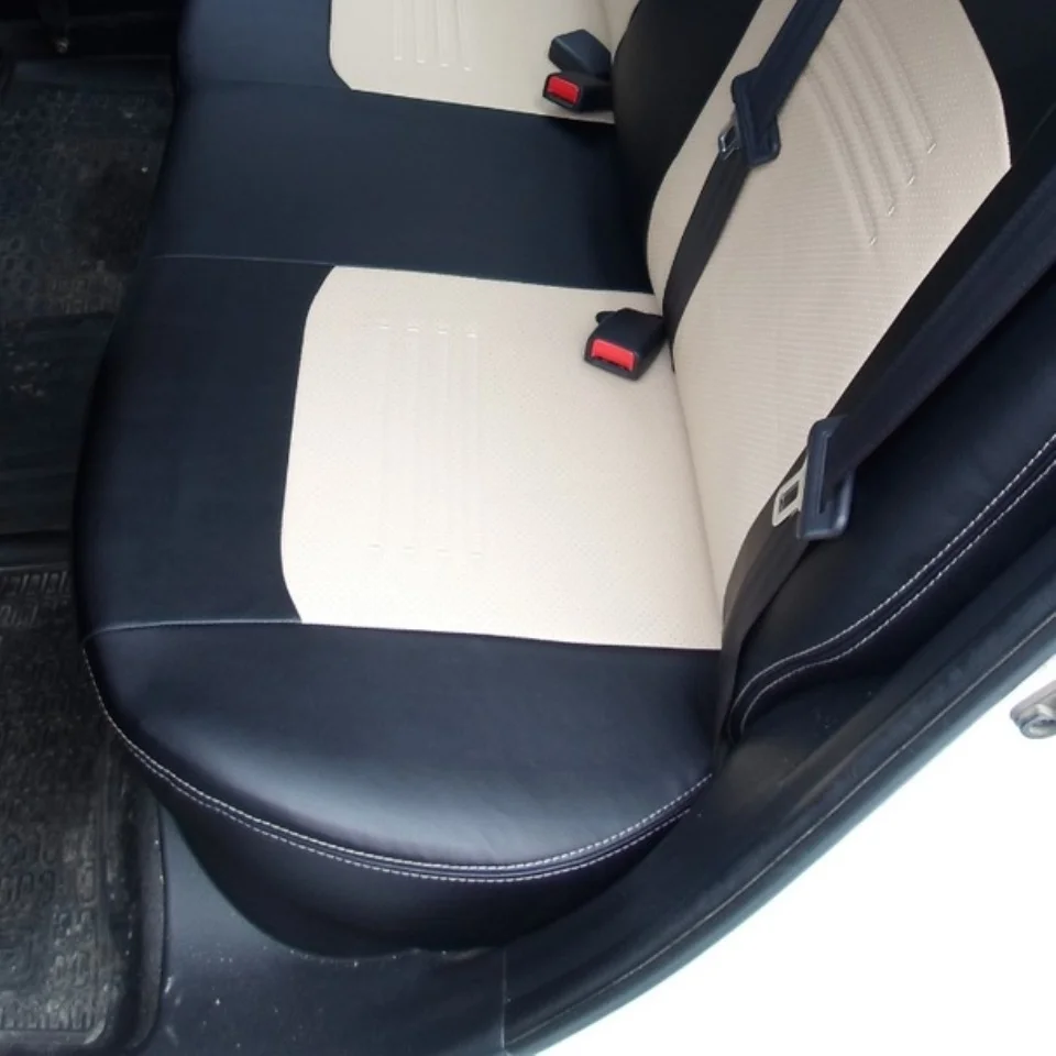 Для Hyundai Solaris 2017 2020 Комплект модельных чехлов из экокожи [Модель Турин]|seat cover for