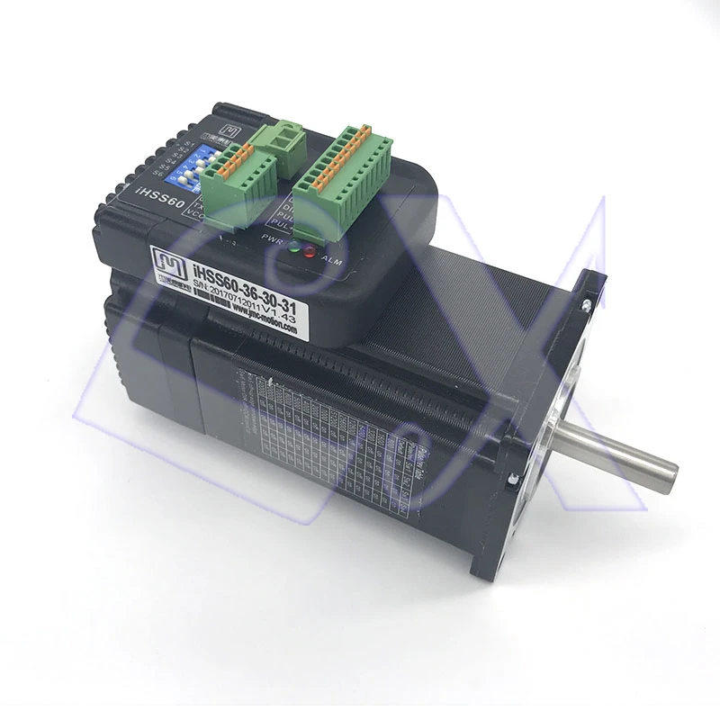 

JMC iHSS60-36-30 NEMA24 3Nm 425oz.in Integrated Closed Loop Stepper servo with driver 36VDC