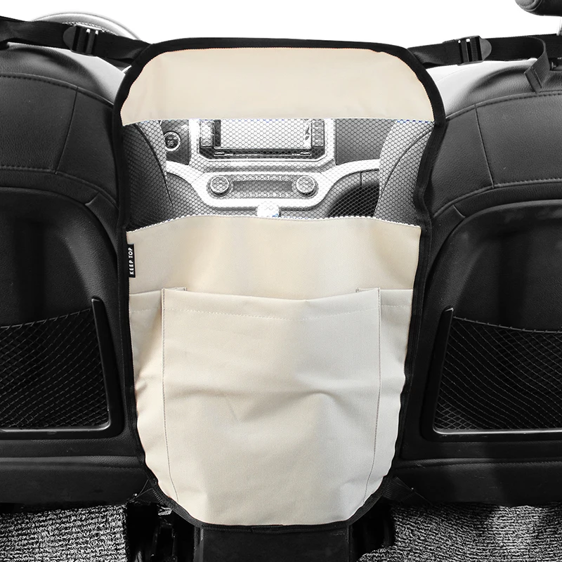 

Car seat central protective isolation net bag to receive bag Car Trunk Seat Back Folding Oxford Organiser Auto Travel Hanging